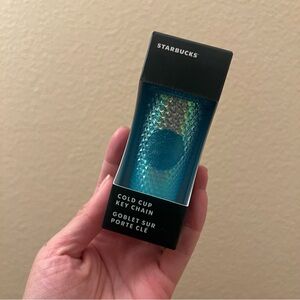 Starbucks Studded Keychain ombré blue